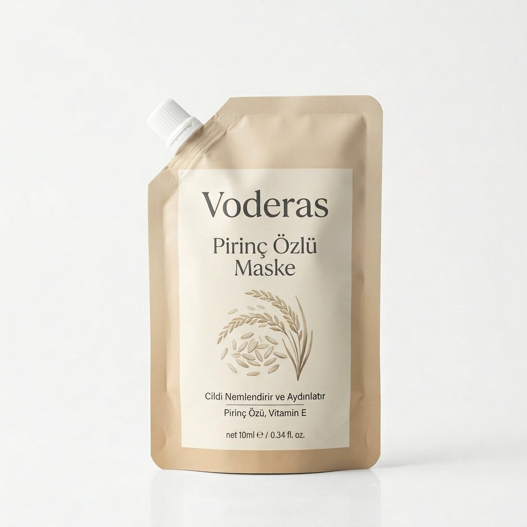 Pirinç Özlü Peeling Etkili Aydınlatıcı Maske