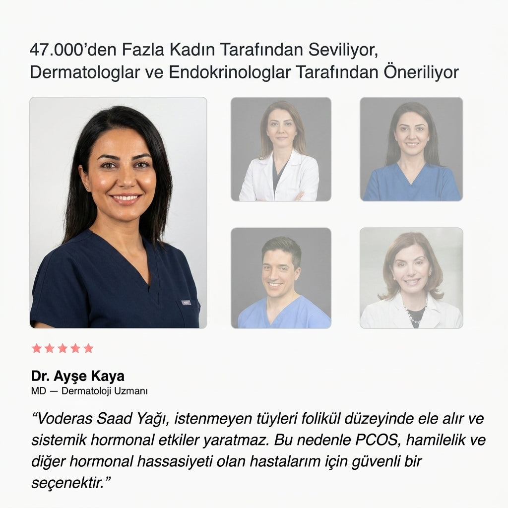 Voderas™ Saad Yağı Serum | Azalan ve İncelen Tüyler