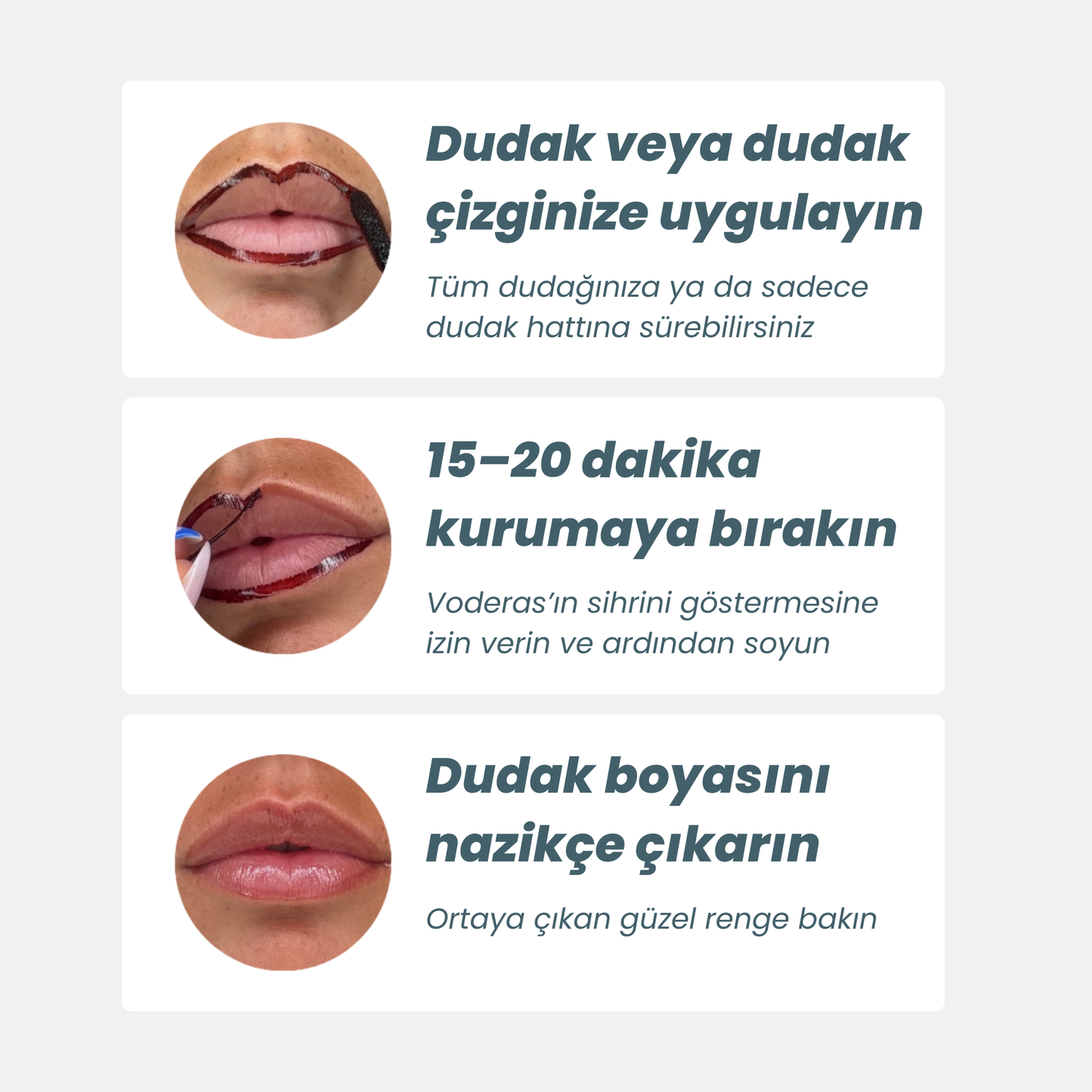 Voderas™ Soyulabilir Dudak Ruj