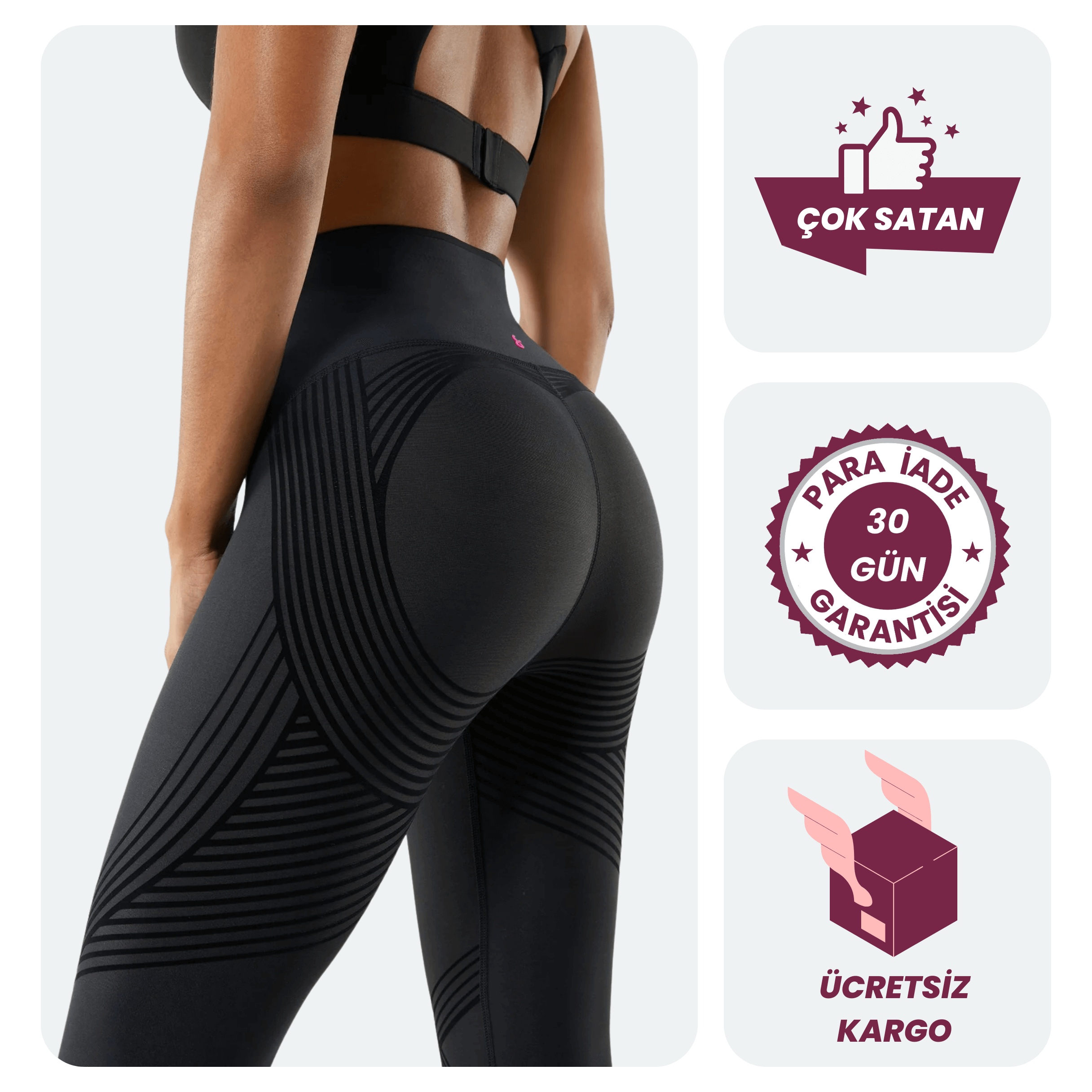 Voderas™ 3D Sıkılaştıran ve Şekillendiren Tayt